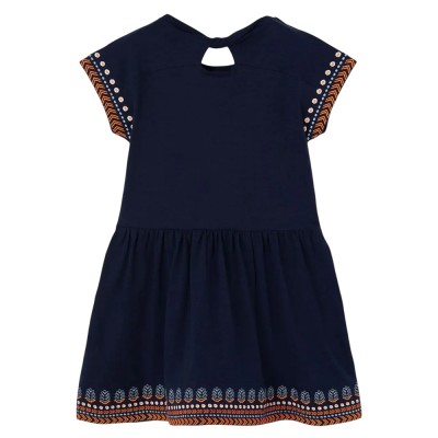 Boboli Knit dress flame for girl -BCI (403120 2440)