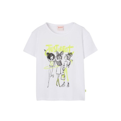 Boboli Stretch knit t-Shirt for girl -BCI (423043 1100)