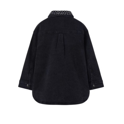 Boboli Denim dress for girl -BCI (434135 BLACK) Boboli Denim dress for girl -BCI (434135 BLACK)
