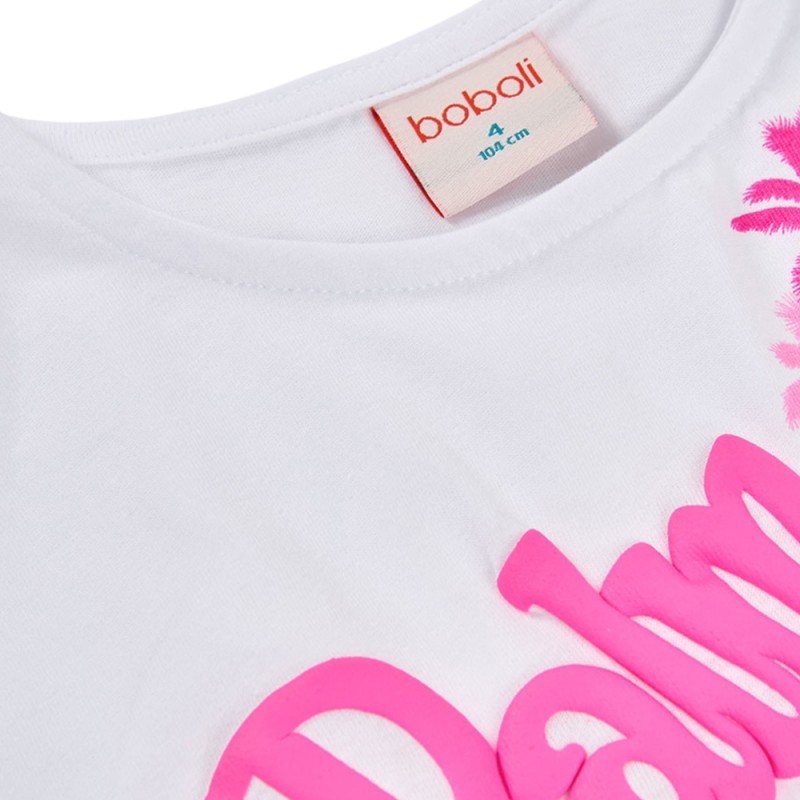 Boboli Knit t-Shirt short sleeves for girl -BCI (443067 1100)