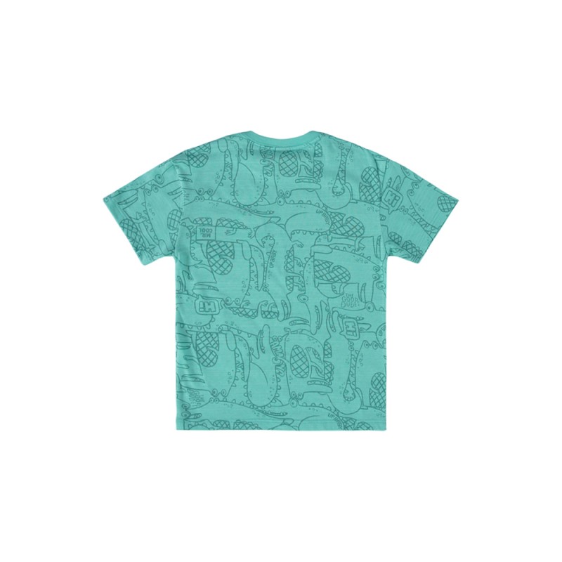 Up Baby Set - Slub jersey T-Shirt and sweat bermuda (45511 Green)