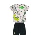 Up Baby Set - Single jersey T-Shirt and slub sweat bermuda (45515 White)