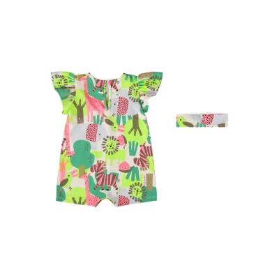 Up Baby Set - Single jersey romper and headband (45540 Pink)