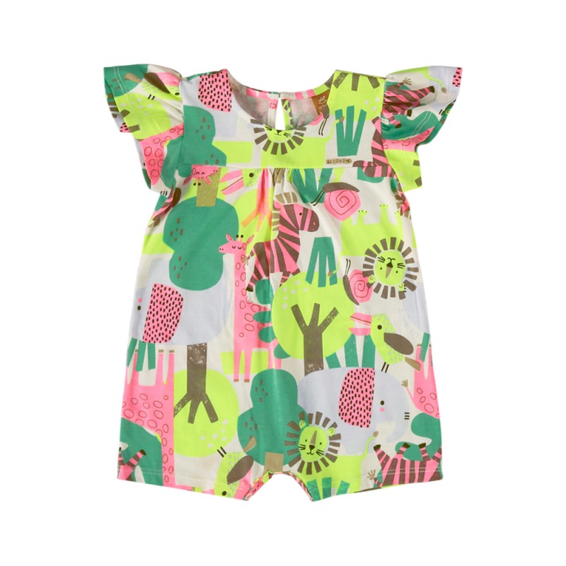 Up Baby Set - Single jersey romper and headband (45540 Pink)