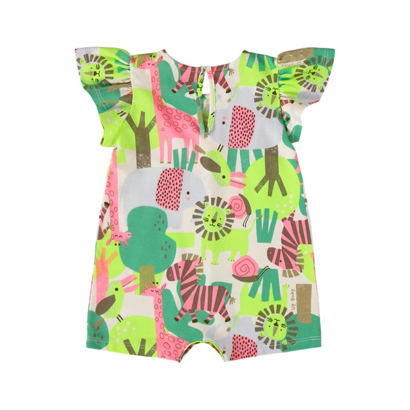 Up Baby Set - Single jersey romper and headband (45540 Pink)