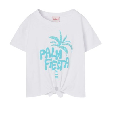 Boboli Knit t-Shirt short sleeves for girl -BCI (463003 1111)