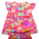 Up Baby SET - SINGLE JERSEY BLOUSE AND UNDERWEAR (46389 Neon Pink)