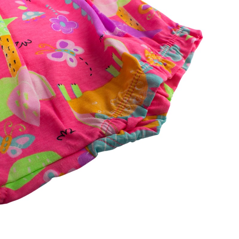 Up Baby SET - SINGLE JERSEY BLOUSE AND UNDERWEAR (46389 Neon Pink)