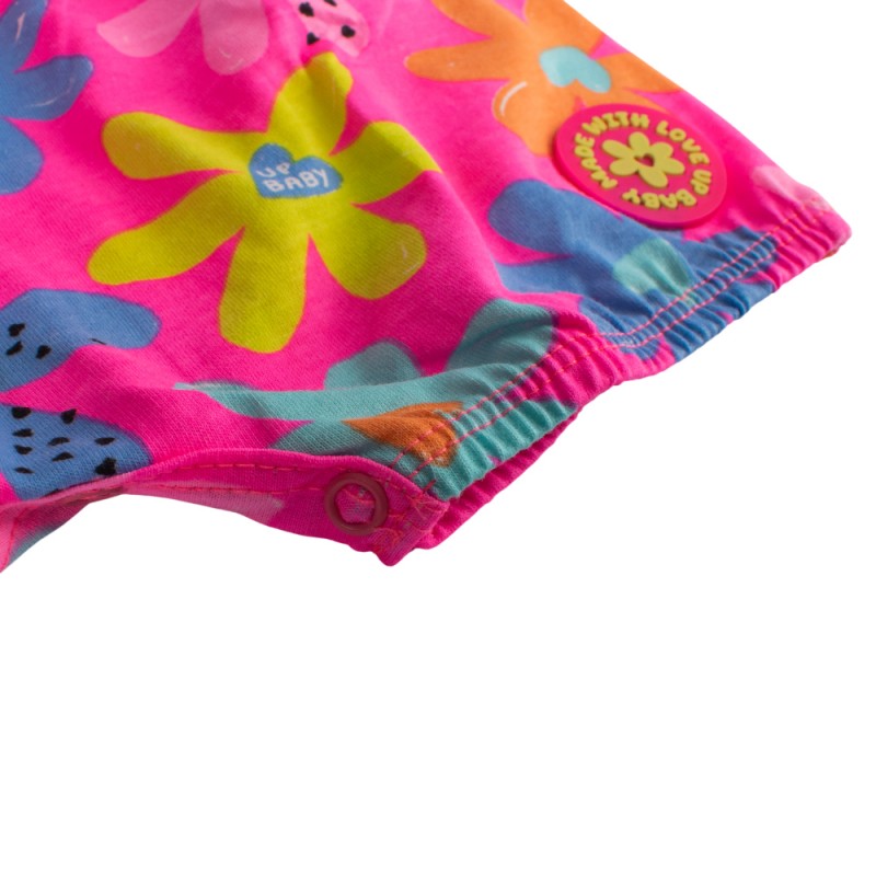 Up Baby SINGLE JERSEY ROMPER (46390 Neon Pink)