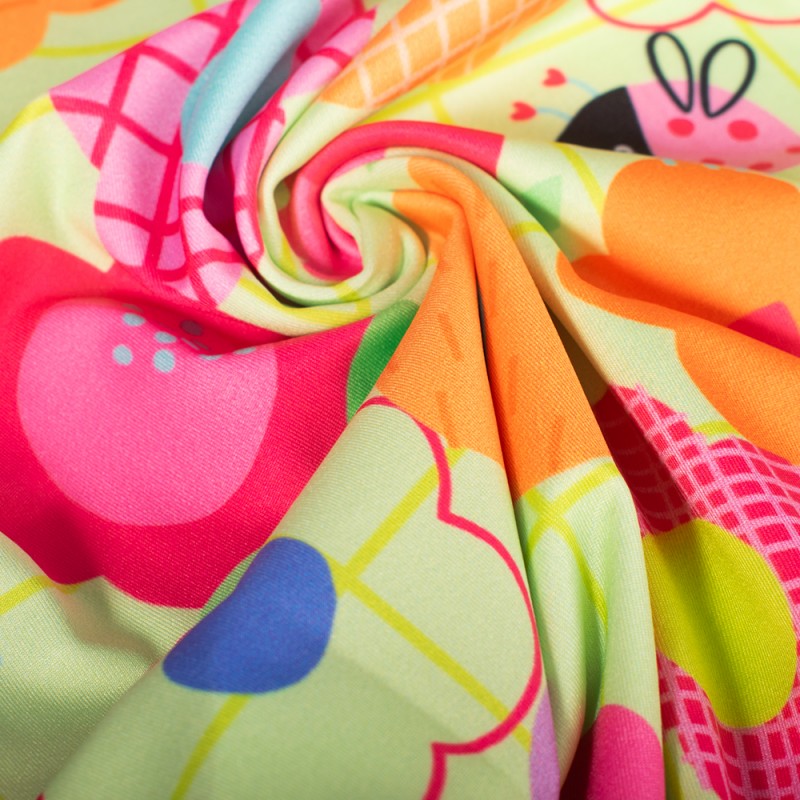 Up Baby UPF 50+ SUN PROTECTION ROMPER (46508 Neon Green)
