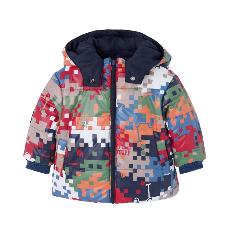 Boboli Reversible technical fabric parka for boy (504144 2572)
