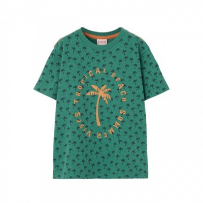 Boboli Knit t-Shirt flame for boy -BCI (513133 9863)