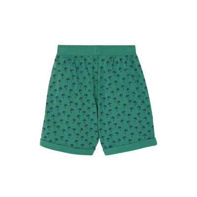 Boboli Knit bermuda shorts flame for boy -BCI (513155 9863)