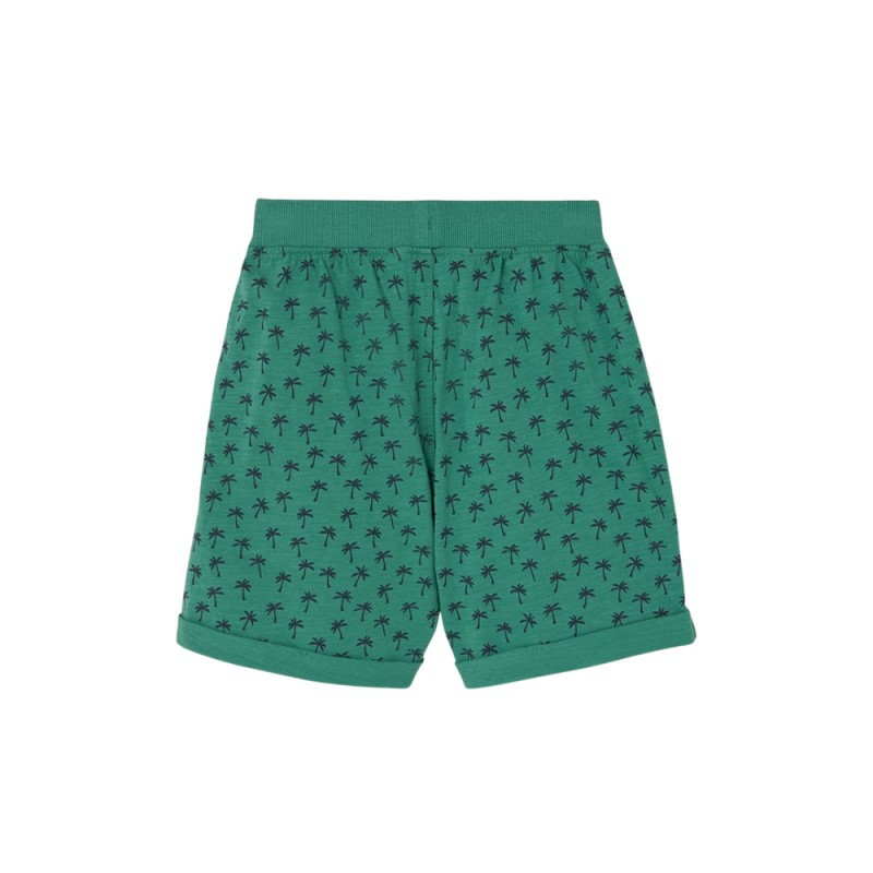 Boboli Knit bermuda shorts flame for boy -BCI (513155 9863)