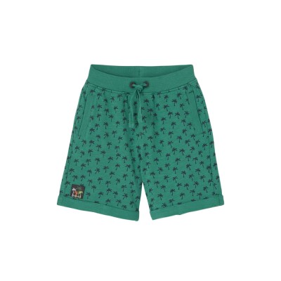 Boboli Knit bermuda shorts flame for boy -BCI (513155 9863)