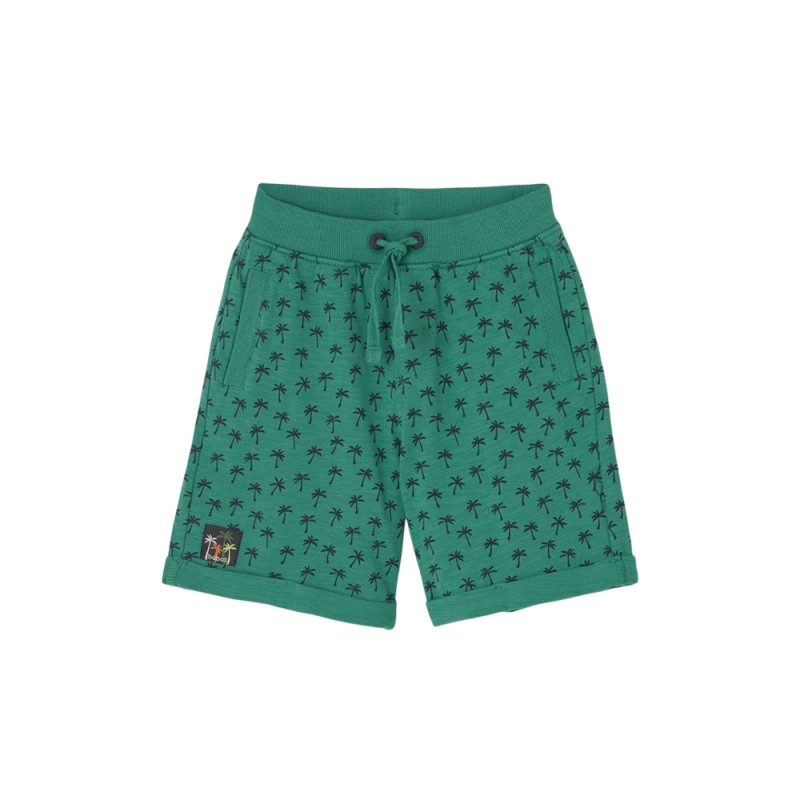 Boboli Knit bermuda shorts flame for boy -BCI (513155 9863)
