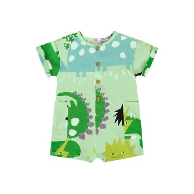 Tres e Ja Single jersey w/ viscose romper (62270 Green)