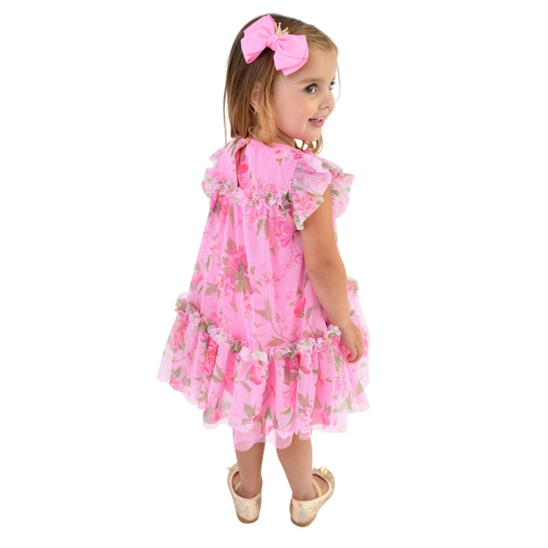 Angel's Face ROSEBUD FLOWER DRESS BEGONIA PINK (6757810909 BEGONIA PINK)