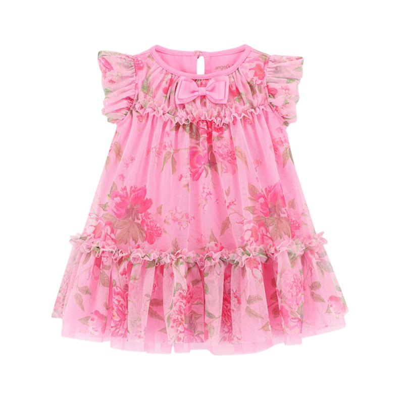 Angel's Face ROSEBUD FLOWER DRESS BEGONIA PINK (6757810909 BEGONIA PINK)
