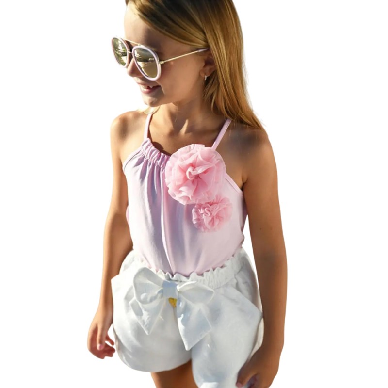 Angel's Face HENDRIX VEST TOP FAIRY PINK (6757818752 FAIRY PINK)