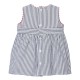 Boboli Poplin dress striped for baby -BCI (703011 9872)