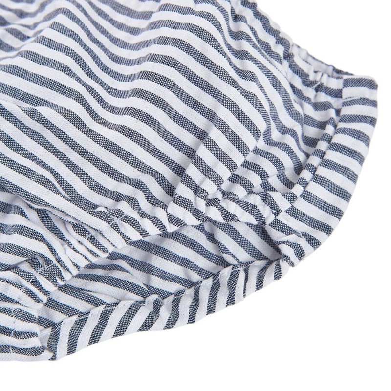 Boboli Poplin dress striped for baby -BCI (703011 9872)