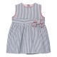Boboli Poplin dress striped for baby -BCI (703011 9872)