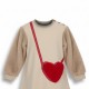 Agatha Ruiz de la Prada DRESS BAG HEARTS (8238W26 OPTICAL WHITE)