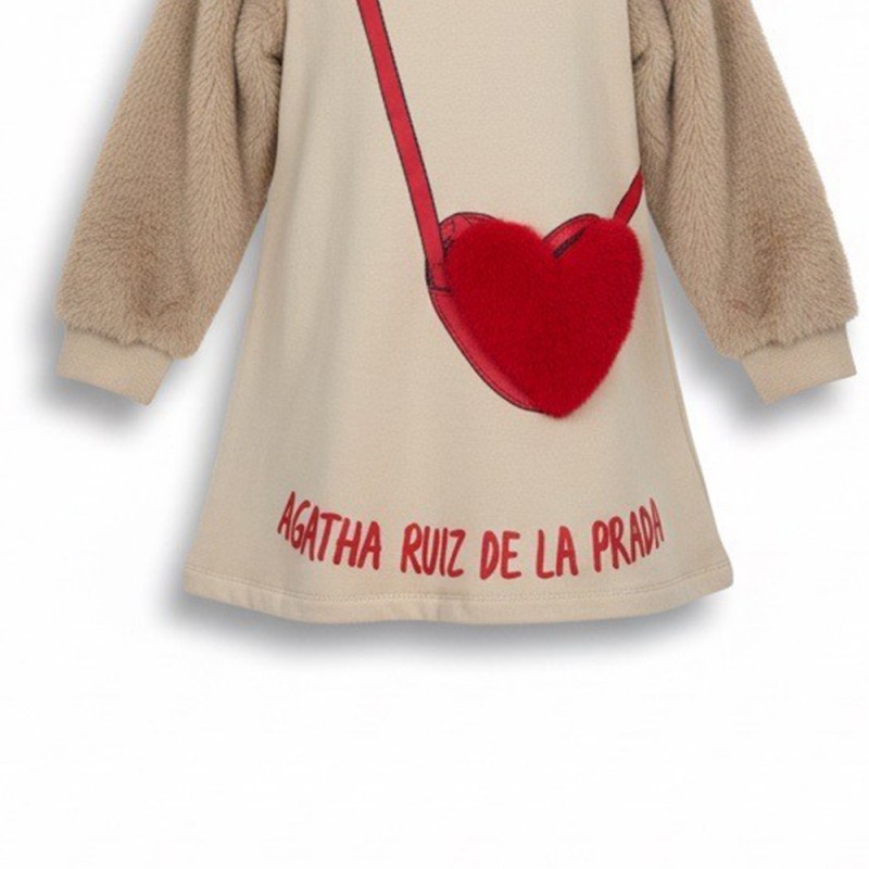 Agatha Ruiz de la Prada DRESS BAG HEARTS (8238W26 OPTICAL WHITE)