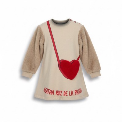 Agatha Ruiz de la Prada DRESS BAG HEARTS (8238W26 OPTICAL WHITE)