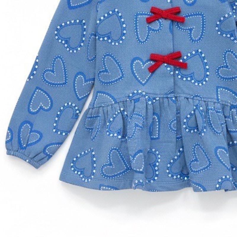 Agatha Ruiz de la Prada DRESS CORAZONES DENIM (8245W26 AZUL)