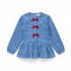 Agatha Ruiz de la Prada DRESS CORAZONES DENIM (8245W26 AZUL)