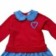Agatha Ruiz de la Prada DRESS COMBI DENIM (8246W26 RED)