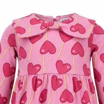 Agatha Ruiz de la Prada DRESS LOLLIPOP CORAZONES (8282W26 FUCSIA) Agatha Ruiz de la Prada DRESS LOLLIPOP CORAZONES (8282W26 FUCSIA)