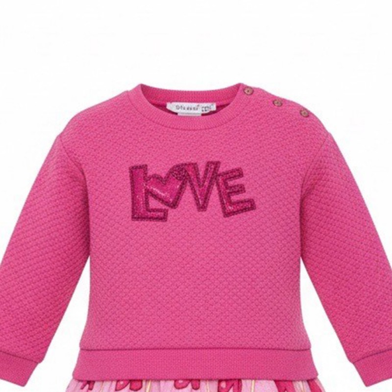 Agatha Ruiz de la Prada DRESS COMBI LOLLIPOP (8283W26 FUCSIA)