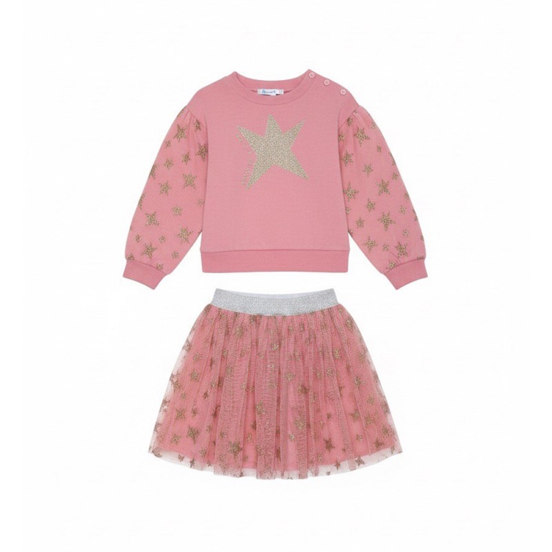 Agatha Ruiz de la Prada SUDADERA+FALDA STAR (8711W26 CORAL)