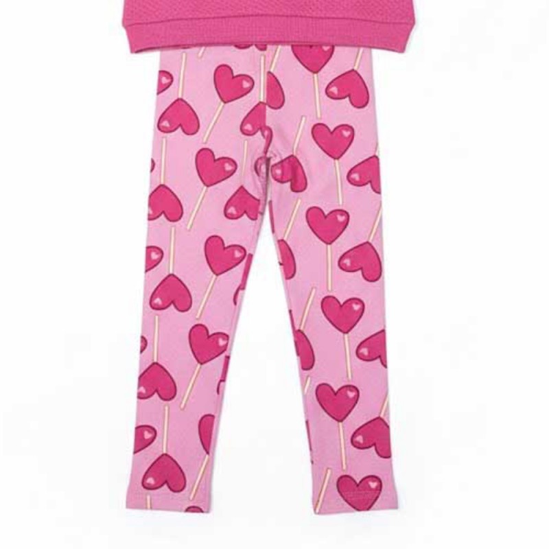 Agatha Ruiz de la Prada CONJ LEGGING+SUDADERA LOLLIPOP (8726W26 FUCSIA)