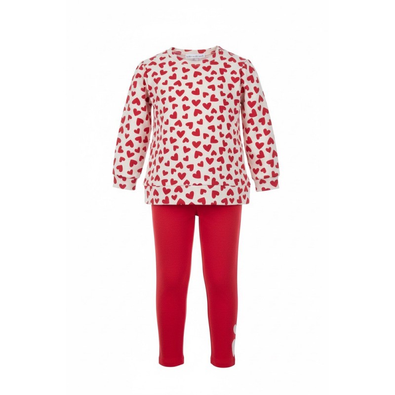 Agatha Ruiz de la Prada CONJ SUDAERA HEARTS+LEGGING (8730W26 RED)