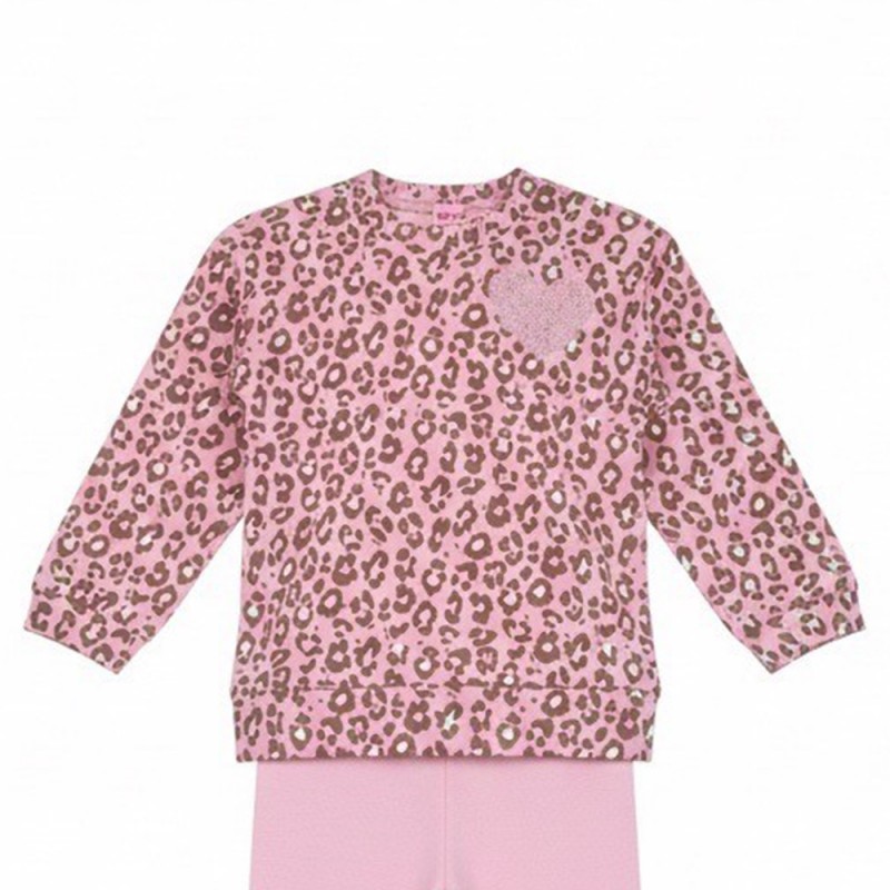 Agatha Ruiz de la Prada SUDADERA LEOPARD+LEGGING (8731W26 ROSA)