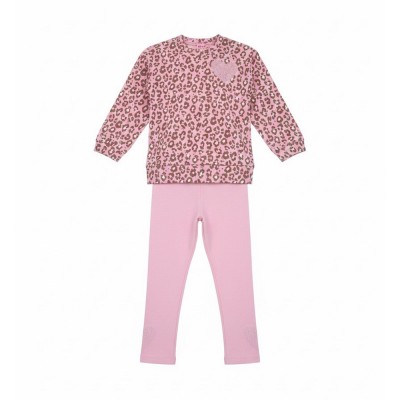 Agatha Ruiz de la Prada SUDADERA LEOPARD+LEGGING (8731W26 ROSA)