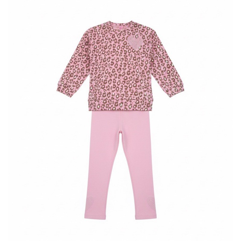 Agatha Ruiz de la Prada SUDADERA LEOPARD+LEGGING (8731W26 ROSA)