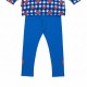 Agatha Ruiz de la Prada CONJ SUDADERA+LEGGING BLUE CORAZONES (8735W26 AZUL)