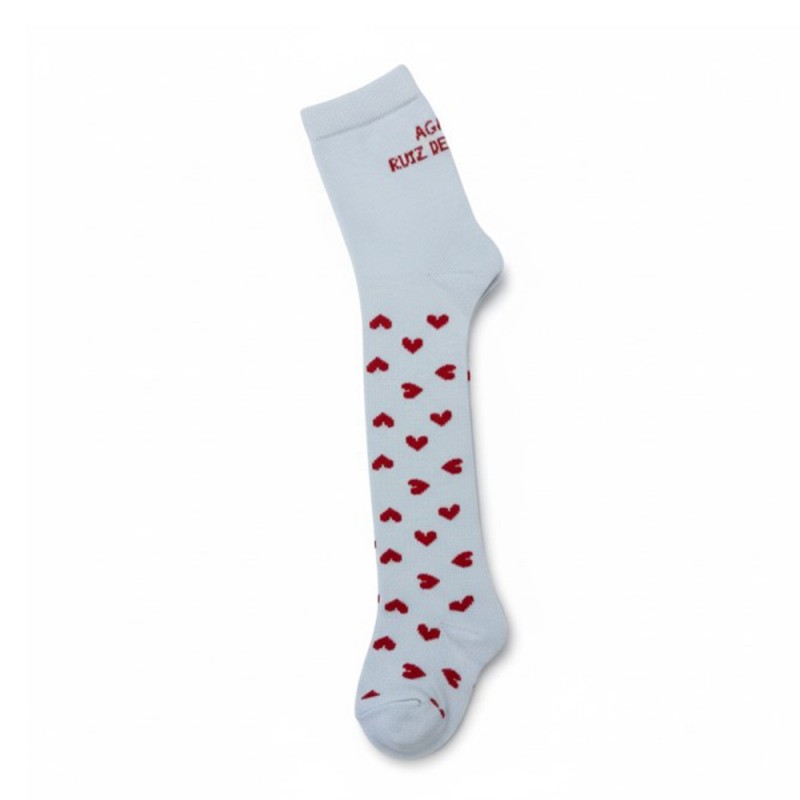 Agatha Ruiz de la Prada Leotardo Hearts (9005W26 BLANCO)