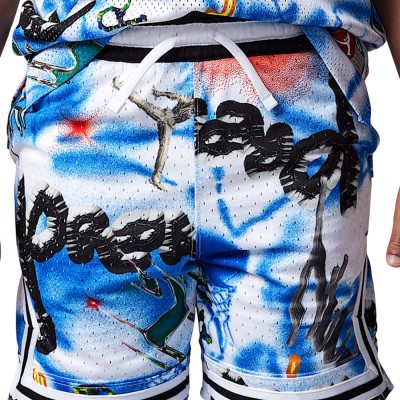 Nike JDB MJ AOP SPORT DIAMOND SHORT (95D429-BB6)
