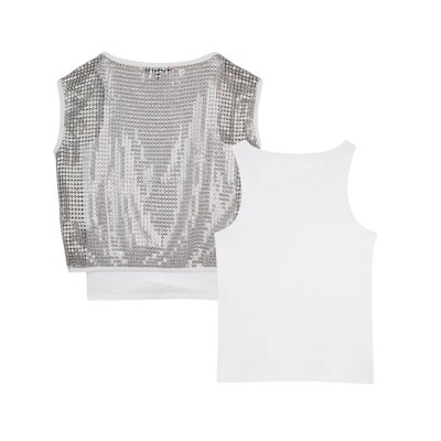 Donna Karan T-SHIRT+FANCY BLOUSE (D62618 016)