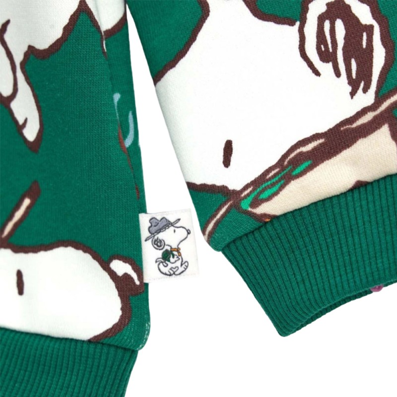 Original Marines OUT AND ABOUT PEANUTS FELPATOP GCollo BABY BOY ΜΠΛΟΥΖΑ ΠΑΙΔΙΚΟ BOY (DEAV0692NM PINE GREEN)