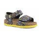Colors of California BABY SANDAL VELCRO STRAPS (HC.2402 MUL)