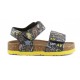 Colors of California BABY SANDAL VELCRO STRAPS (HC.2402 MUL)
