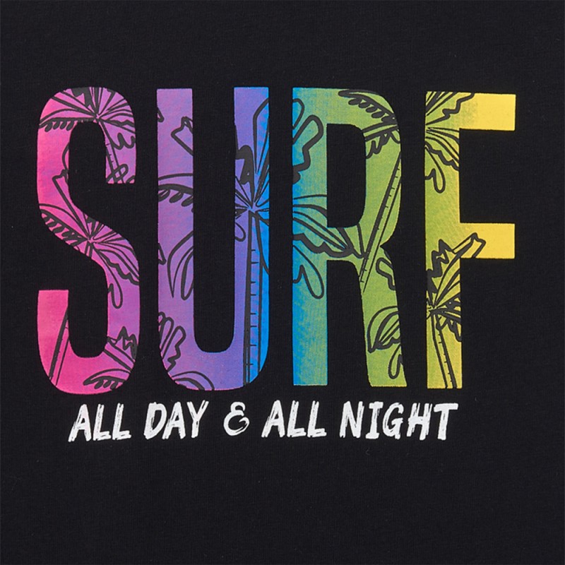 NATH CAMISETA NIGHT SURF AND FUN (KB08T103X1 BLACK)