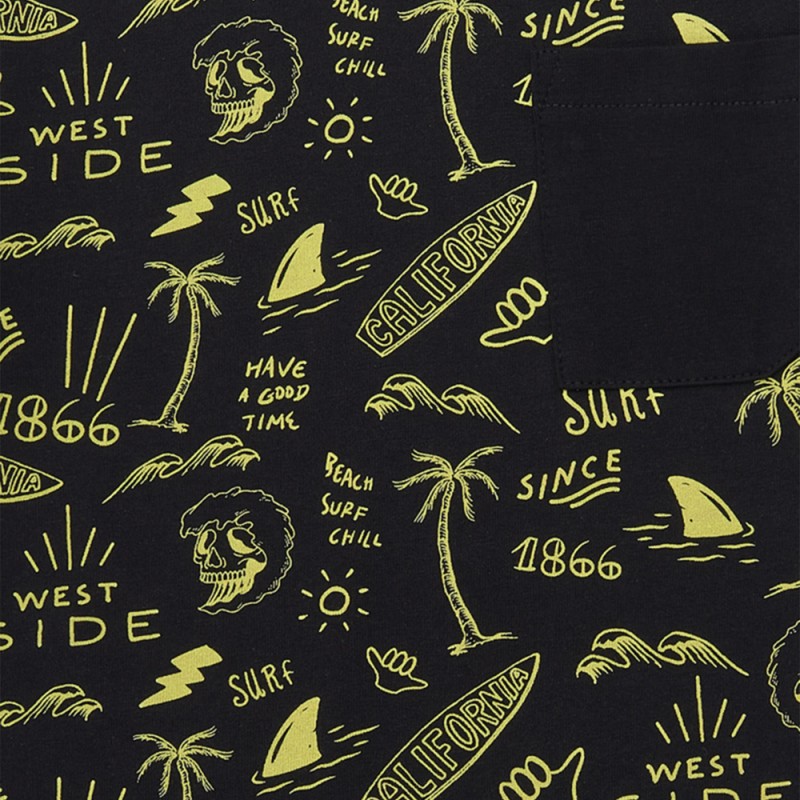 NATH CAMISETA WAVY ENDLESS SUMMER (KB08T401X1 BLACK)